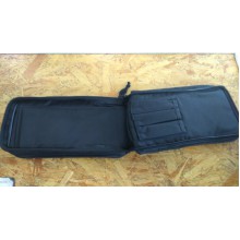 Borsa imbottita porta pistola + car con zip cm 33x15 Nera (RA SPORT)